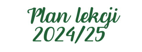 Plan lekcji 2024/25