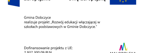 „Rozwój edukacji włączającej w szkołach podstawowych w Gminie Dobczyce.”